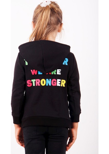 Kız Çocuk Stronger Baskılı Sweatshirt fiyatları