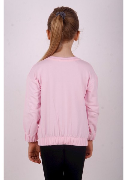 Kız Çocuk You Wish Baskılı Sweatshirt