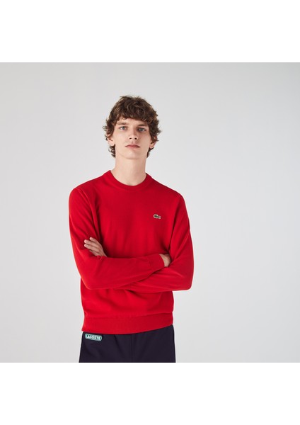 Erkek Bisiklet Yaka Kırmızı Triko Kazak Ah1985 240 modelleri