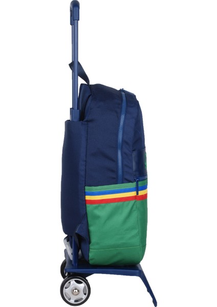 Benetton Unisex İki Bölmeli Tekerlekli Sırt Çantası 70039