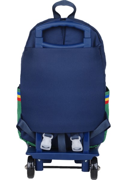 Benetton Unisex İki Bölmeli Tekerlekli Sırt Çantası 70039