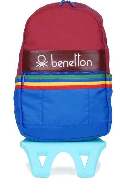 Benetton Unisex İki Bölmeli Tekerlekli Sırt Çantası 70045