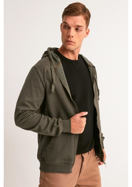 Fermuarlı Sweatshirt
