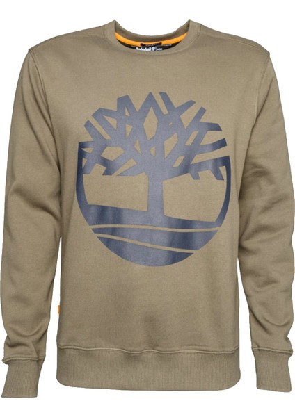 Core Logo Crew Bb Yeşil Erkek Sweatshirt TB0A2BJ8Z281