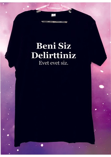 Venüs Djital Beni Siz Delirttiniz Baskılı T-Shirt
