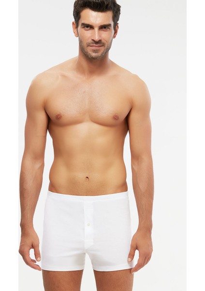 Erkek Penye Adrian Boxer Düğmeli 2'li