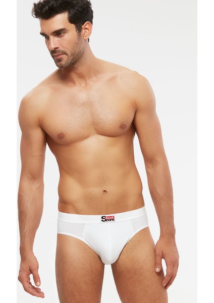 Erkek Penye Likra Compact Ariel Spor Kesim Slip 2'li