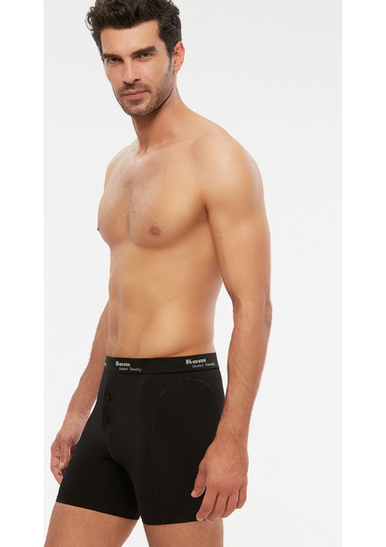 Erkek Penye Likra Compact Long Boxer Düğmeli 4'lü fiyatları