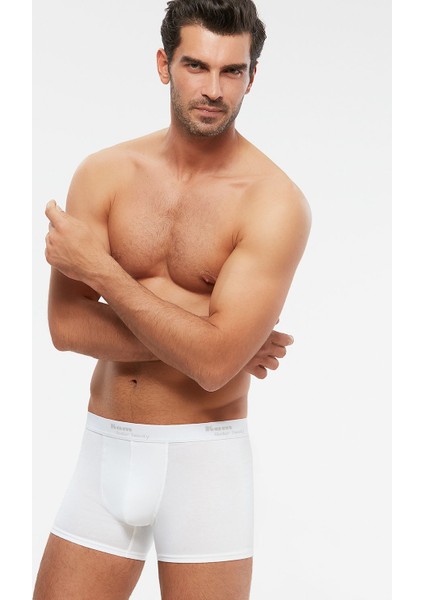Erkek Penye Likra Compact Tight Boxer 4'lü