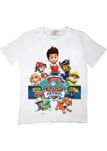 Paw Patrol Çocuk Tişört Beyaz