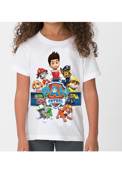 Paw Patrol Çocuk Tişört Beyaz