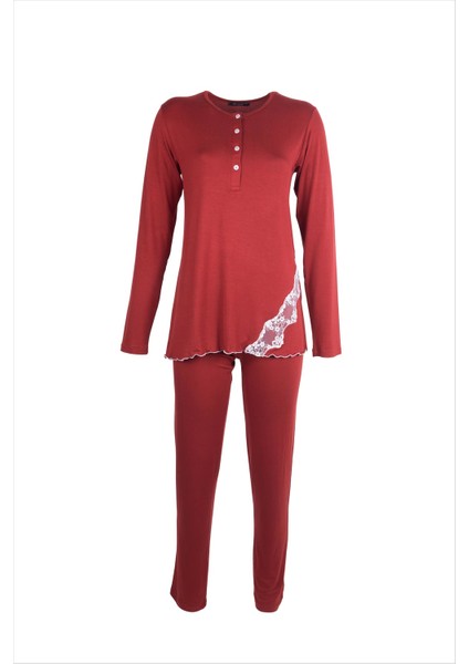 Kadın Pijama Takımı 59522 Kiremit