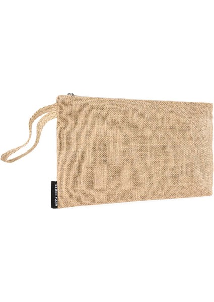 Hasır Kadın Portföy Clutch Çanta Dudak