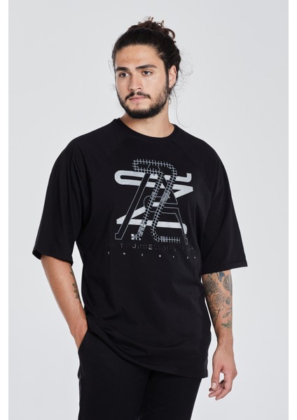 ErkekBaskılı Özel Tasarım Oversize T-Shirt