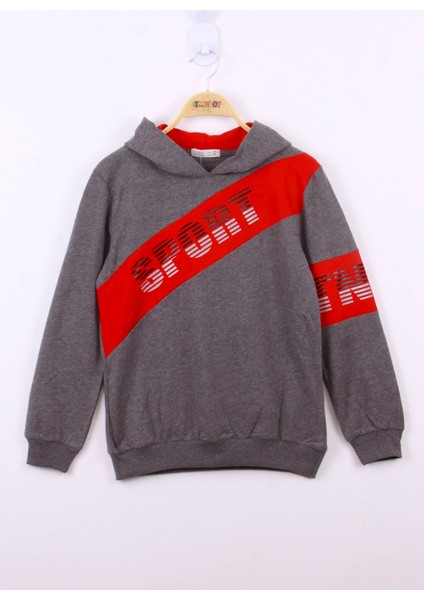 Erkek Sport Baskılı Sweatshirt