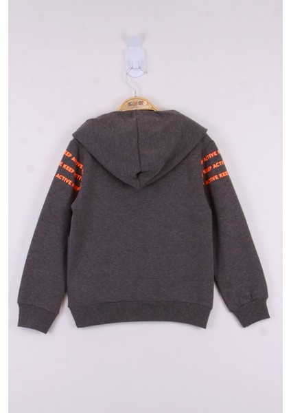 Erkek Çocuk Keep Active Baskılı Sweatshirt