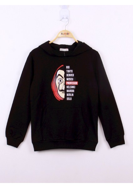 Erkek Çocuk La Casa Baskılı Sweatshirt