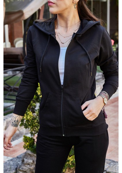 Fermuarlı Kapüşonlu Sweat 9YXK8-41471-02
