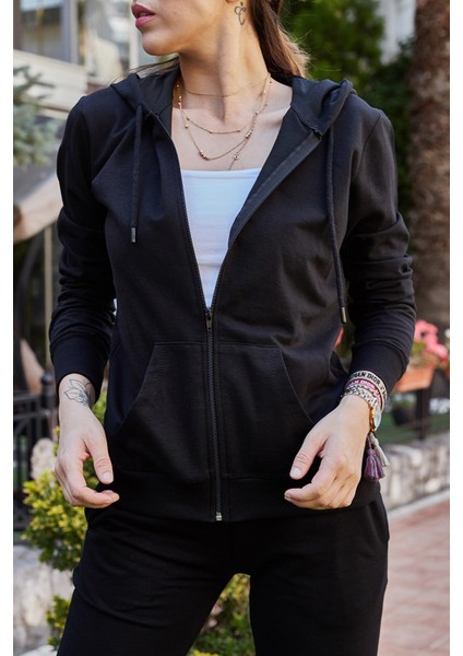 Fermuarlı Kapüşonlu Sweat 9YXK8-41471-02