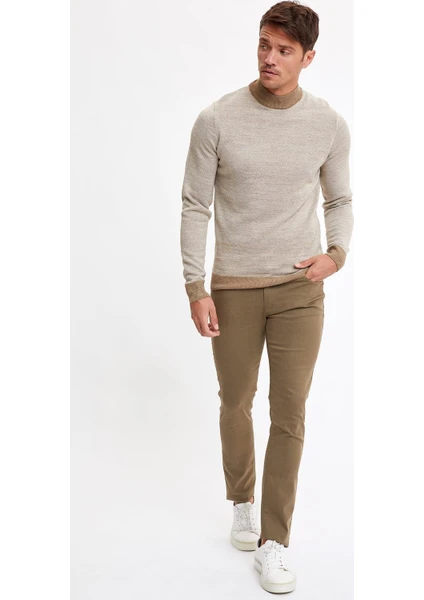 Defacto Slim Fit Esnek Gabardin Kumaş Pantolon S3636AZ20AU