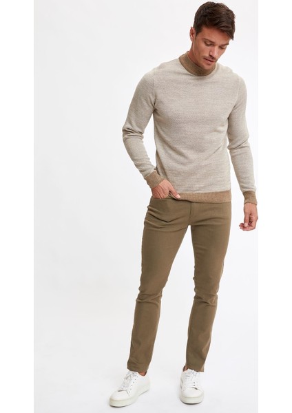 Slim Fit Esnek Gabardin Kumaş Pantolon S3636AZ20AU