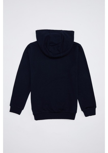 Erkek Çocuk Kapüşonlu Kanguru Cepli İçi Yumuşak Tüylü Sweatshirt S0742A620AU fiyatları