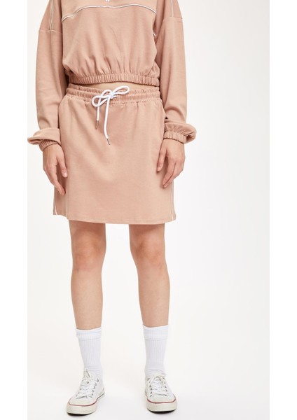 Bağcıklı Relax Fit Örme Etek T3286AZ20AU fiyatları