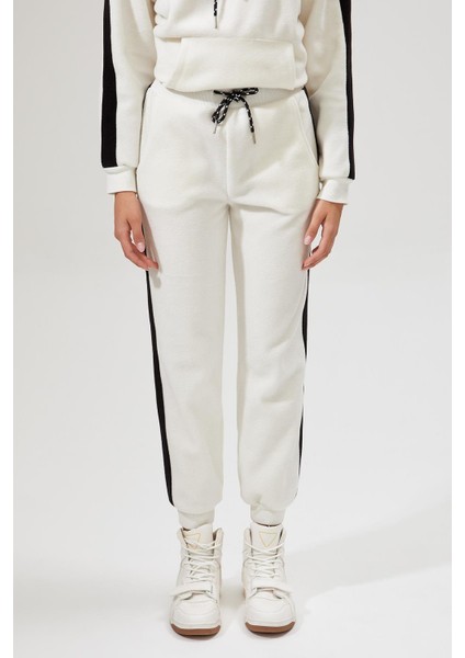 Şerit Detaylı Relax Fit Jogger Polar Eşofman Altı S6235AZ20AU