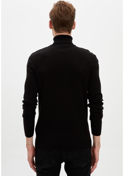 Slim Fit Balıkçı Yaka Triko Kazak R1124AZ20WN indirimleri