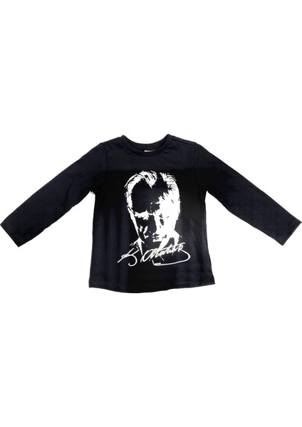 Atatürk Baskılı Uzun Kol Tshirt