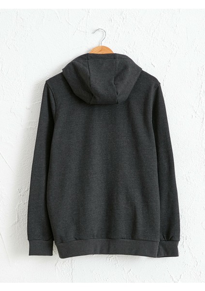 Erkek Kapüşon Yaka Sweatshirt