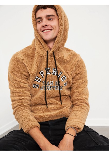 Erkek Kapüşon Yaka Sweatshirt