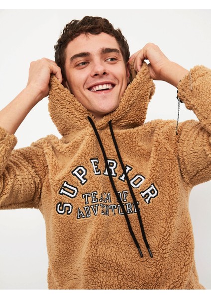 Erkek Kapüşon Yaka Sweatshirt