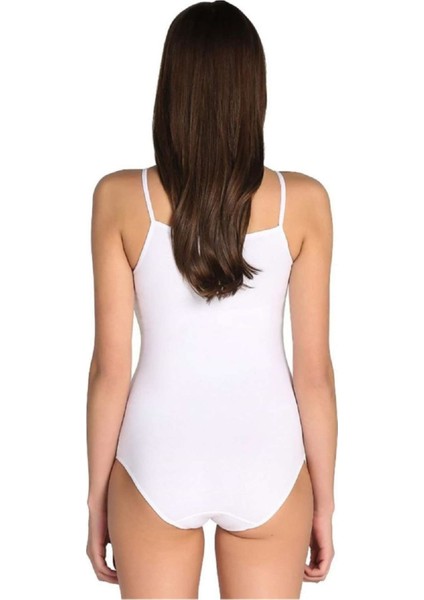 0148 Kadın İnce Askılı Çıtçıtlı Body