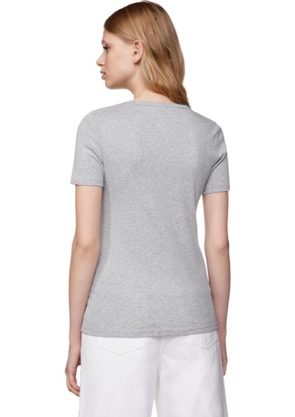 Benetton Yazılı Basic Tshirt