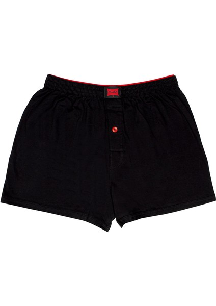 Erkek Penye Düz Boxer Battal 2'li Paket XXXL