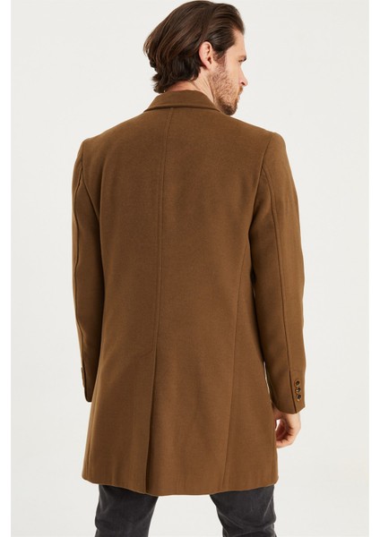 PLT8398 Erkek Palto-Camel