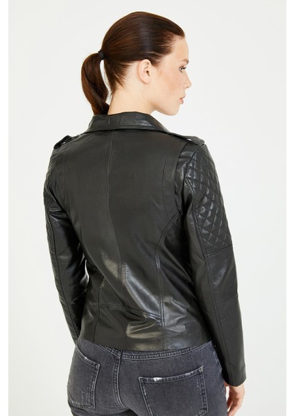 Eleanor Siyah Deri Mont 211504 indirimleri