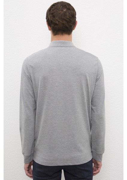 Erkek Gri Sweatshirt Basic 50225335-VR086 modelleri