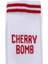 2'li Kadın Hello Cherry Bomb Yazılı Çorap 8500-B2 3