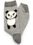 2'li Erkek Çocuk Asortili Panda ve Çizgili Desenli Çorap 2239-B2 5