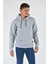 Terapi Men Erkek Kapüşonlu Sweatshirt 20Y-5200311 Gri 1