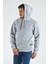 Terapi Men Erkek Kapüşonlu Sweatshirt 20Y-5200311 Gri 2