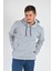 Terapi Men Erkek Kapüşonlu Sweatshirt 20Y-5200311 Gri 3