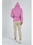 Erkek Kapüşonlu Sweatshirt 20Y-5200365 Pembe 4
