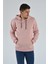 Erkek Kapüşonlu Sweatshirt 20Y-5200368 Gül Kurusu 1