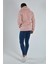 Erkek Kapüşonlu Sweatshirt 20Y-5200368 Gül Kurusu 5