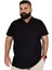 Xanimal Büyük Beden Erkek T-Shirt Polo Yaka Cepsiz Spor 3xl 4xl 5xl 6xl 7xl 1