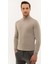 Pierre Cardin Erkek Taş Slim Fit Yarım Balıkçı Yaka Basic Triko Kazak 50228245-VR049 2