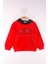 Kız Çocuk Kedi Nakışlı Kapüşonlu Sweatshirt 1